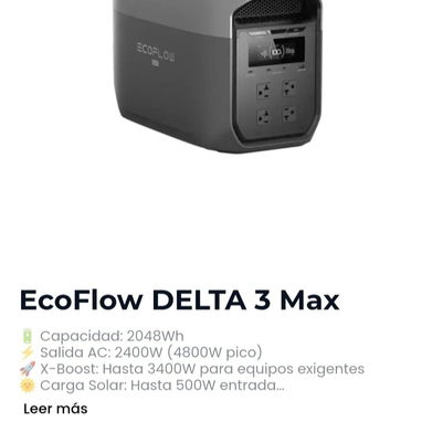 🔋 ¡Energía segura para tu hogar o negocio con EcoFlow! 🔋 - 3/4