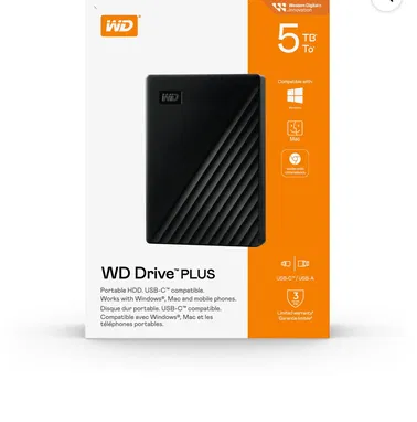 HDD EXTERNOS: WD DRIVE PLUS DE 5TB••WD MY PASSPORT ULTRA DE 6TB(165 USD)|USB 3.1|PORTABLES 2.5”|SELLADOS_0KM(52971024) - Img 94316328