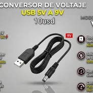 Cable conversar de voltaje 5v a 9v Para Router Nauta Hogar - Img 54367502