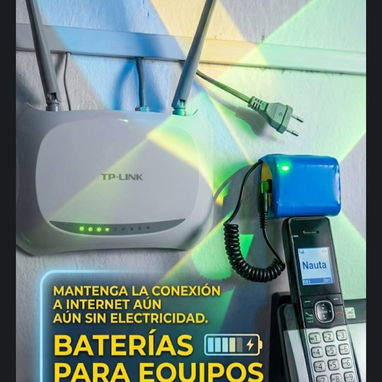 MANTENGA LA CONEXI脫N A INTERNET A脷N SIN ELECTRICIDAD 馃挜 BATER脥A PARA SU EQUIPO NAUTA HOGAR 馃敟52415332 - Img 123331199
