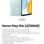 Honor Play 10A (4/128GB). Batería: 5000 mAh - Img 55248989