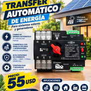 ⚡☀️ TOMZN TOQ7-125/3 | Transfer Automático para Sistemas Solares y Generadores 🔋 | 125A · 220V | $55 USD - Img 58219562