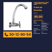 GRIFO INDIVIDUAL PARA FREGADERO A PARED VPT# -0068 - Img 56243595