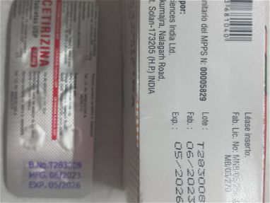 Ceterizine de 10 mg 100 tabletas vence mayo 2026 - Img main-image