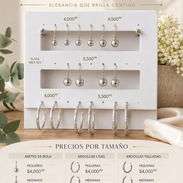 Prendas de Plata Mexicana 925( Argollas, Aretes de bola. - Img 54666728