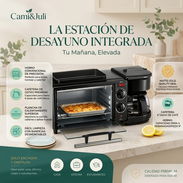 Estación de desayuno 3 en 1. Cafetera a goteo , tostadora y horno - Img 56359095