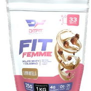 Whey Protein DeFit Femme 1Kg 33 servicios - Img 54506865