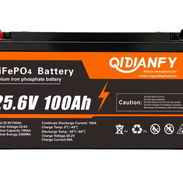 Batería Qidianfy LifePO4 de 24V 100A Capacidad de 2560Wh 💵610 USD - Img 57752832