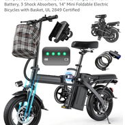 Bicicleta eléctrica plegable nueva - Img 56339402
