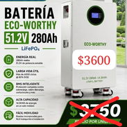 Bateria EcoWorty de 51.2V x 280Ah - 14.33KW - Precio: 3600 USD - Img 57857772