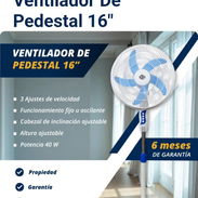 Ventilador de pedestal de 16" marca eko garantía 6 meses - Img 55254947