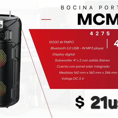 EQUIPO de música bocinas de cargar - Img 120339407