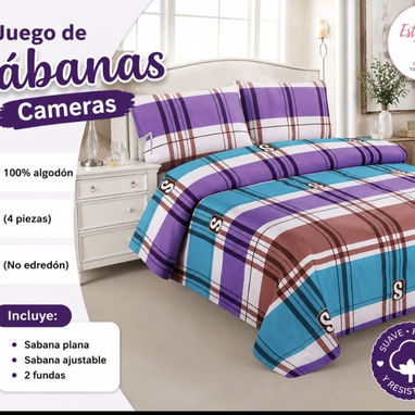 Juego de sábanas cameras - 9/10