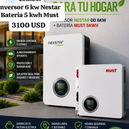 Inversor 6kw Nestar+ batería 5kwh Must - Img 56380964
