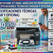 Impresora EPSON ECOTANK ET-2860 Multifuncional (Nuevas en Caja) + Regalo Cable USB - Img 55801623
