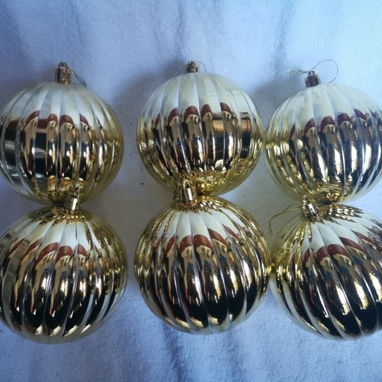 Set de 6 bolas de navidad - 10cm (bien grande) d - 3/4