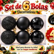 🚧 ✨ ¡DALE BRILLO Y ELEGANCIA A TU NAVIDAD! Decora tu árbol con nuestros exclusivos sets de adornos navideños. ✨ 🚧 - Img 58036700