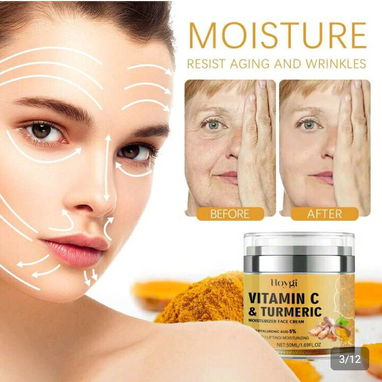 Crema Hoygi Vitamina C & Cúrcuma + 5% Ácido Hialurónico (cv) - 2/4