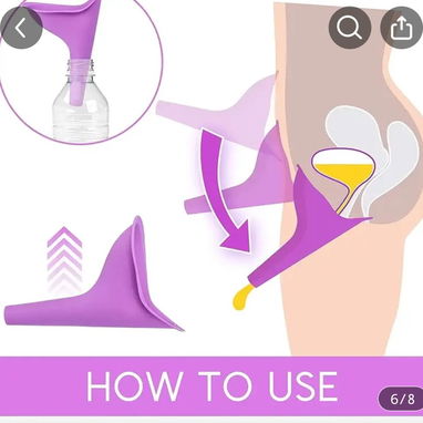 Orinal portátil para mujeres con su estuche - Img 101198500
