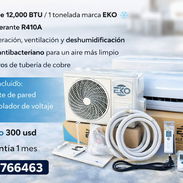 ❄️SPLIT DE 1 TONELADA MARCA EKO ,TRAE SOPORTE DE PARED Y PROTECTOR DE VOLTAJE ❄️ - Img 57232257