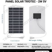 Panel solar con salida USB A ideal para cargar celulares - Img 54134957