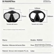 Mascarilla de buceo Equipado con un tubo de respiración - Img 55924875