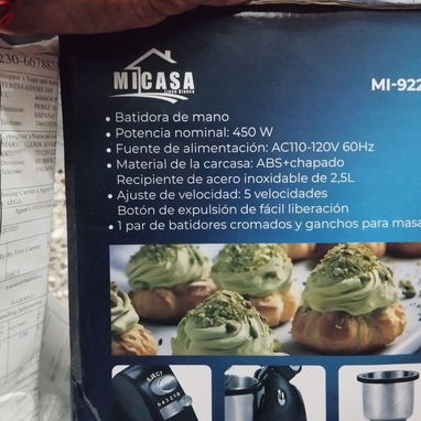 Batidora de mano o Mezcladora - 3/4