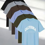 Camisetas de Cuello Redondo con Estampado de Alfabeto para Hombre Talla M - Img 56705094