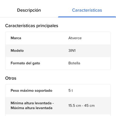 Gato hidraulico 3en1 Gato hidraulico  Comoresor de aire  Atornilladora - 9/9
