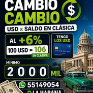 USD X DINERO EN TARJETA CLASICA - Img 55673902