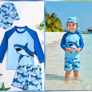 Traje de baño manga larga de niño - Img 57548249