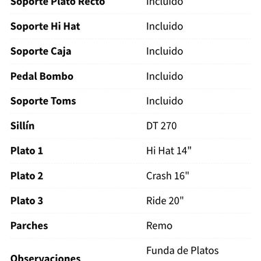 Drum Batería Percusión SONOR SMART FORCE XTEND - Img 125046110