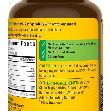 Magnesium Citrate 250mg - 60cap - 8/8