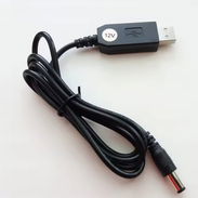 Cable conversor 5V a 12V USB a DC 5.5x2.1. Alimenta router, Nauta y power bank - Img 56768424