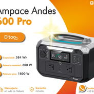 🔅Ampace Andes 600 Pro-estación de energía portátil-batería portátil-power station-energía de respaldo-para apagones🔅 - Img 57298565
