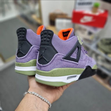 JORDAN RETRO 4 CANYON PURPLE - 3/4