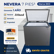 Nevera 7 pies³ (Marca EKO) - Img 57493907