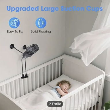 Ventilador recargable  estilo práctico con más de 6 horas de duración de 3 velocidades - Img 117745166