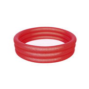 Piscina infantil inflable redonda 3 anillos rojo 122 cm Bestway - Img 56440446