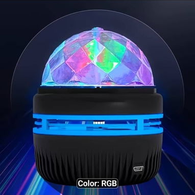 Luz de bola de discoteca RGB - Img 125087166