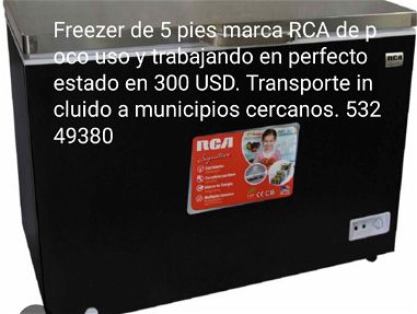 Se vende Freezer de 5 pies RCA en 300 USD.53249380 - Img main-image-45639136