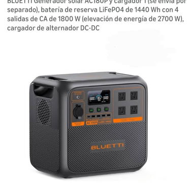 Estación de carga Bluetti LifePo4 / Generado de energía fotovoltaico Bluetti - Img 118487933