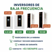 INVERSORES DE BAJA FRECUENCIA — PRECIOS IDEALES - Img main-image-55708721