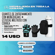 🧤 Guantes de entrenamiento con muñequeras + 🎒 *ñestuche multiuso con correa 💲 14 USD - Img 55901087