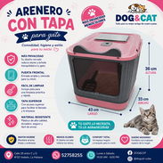 ARENEROS CON TAPA PARA GATOS 🐱 🔴 - Img 46277632