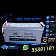 ENERGÍA SOLAR//CICLO PROFUNDO/BATERÍA 150AMP/GEL 1800 WH  🔋🔋CARACTERÍSTICAS DE LA BATERIA 12 V/150 AH 1800 wh BATERÍA - Img 57686901