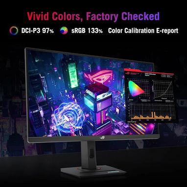 🎁..ASUS ROG Strix 27 QHD 2560x1440 Monitor para juegos HDR400 USB-C (XG27ACS), 180Hz, 1ms, Panel rápido IPS , 133% sRGB - Img 121649411