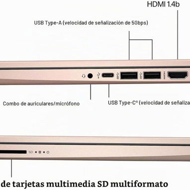 Laptop HP 14-em0002wm - 3/4