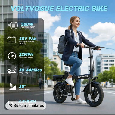 🔥 BICICLETA ELÉCTRICA VOLTVOGUE – COMPLETAMENTE NUEVA 🔥 - 9/9