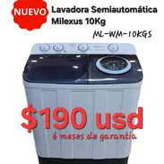 Lavadora semiautomática milexus 10kg con 6 meses de garantía (factura -mensajeria) 53220916 - Img 54903018